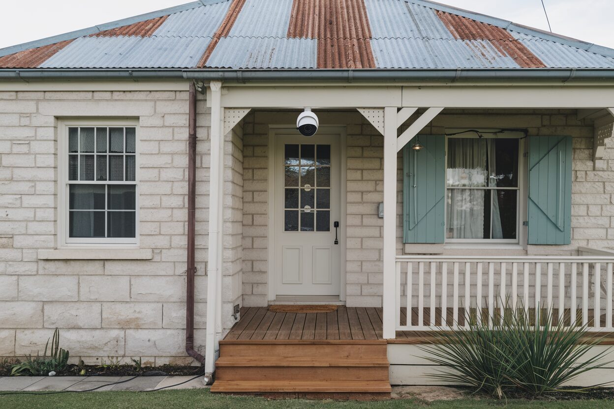 CCTV security camera installation